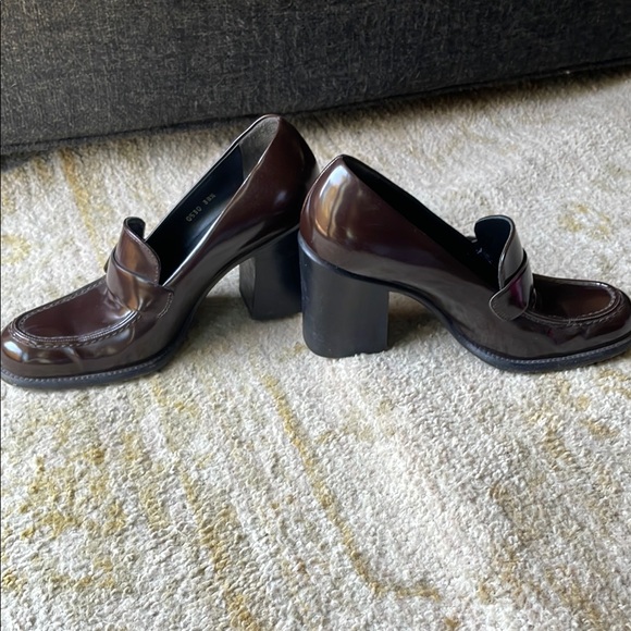 Prada Brown Leather Loafers - Picture 3 of 7